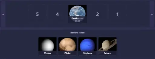Screenshot of Order It ranking game mode